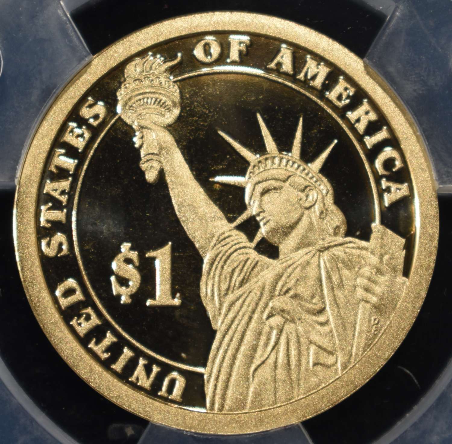 2012-S $1 BENJAMIN HARRISON ANACS PR70 DCAM