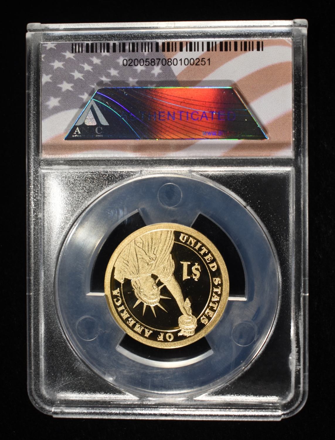 2012-S $1 GROVER CLEVELAND ANACS PR70 DCAM