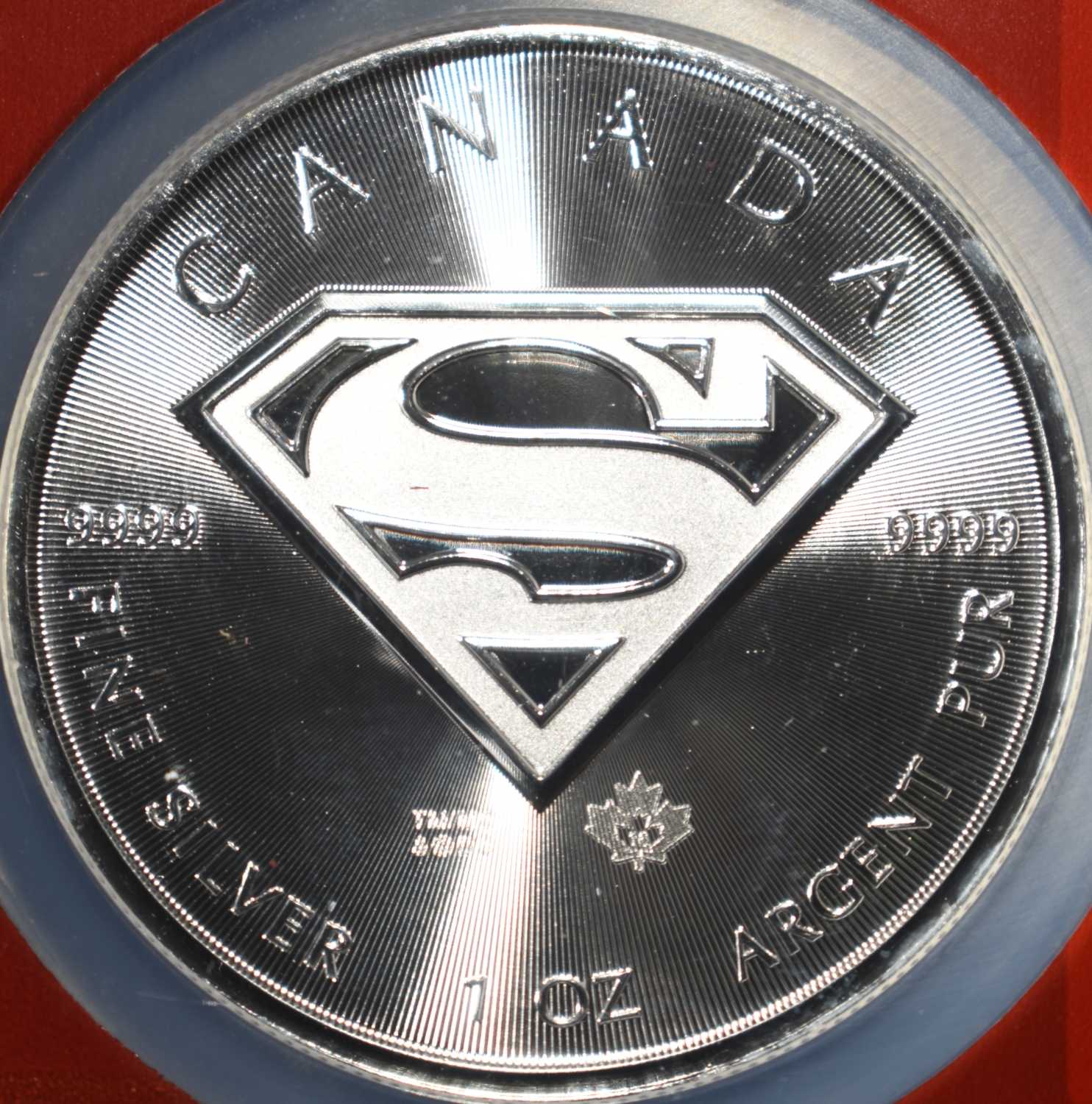 2016 1 OZ SILVER CANADA SUPERMAN NGC MS-69