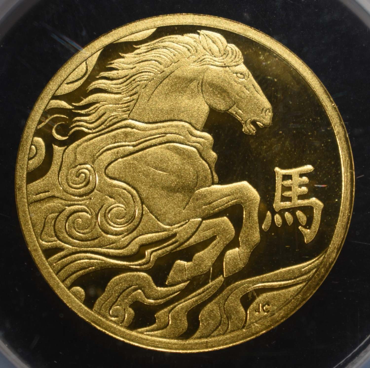 2026 ASCENSION $2 GOLD HORSE NGC PF-70 ULTRA CAMEO