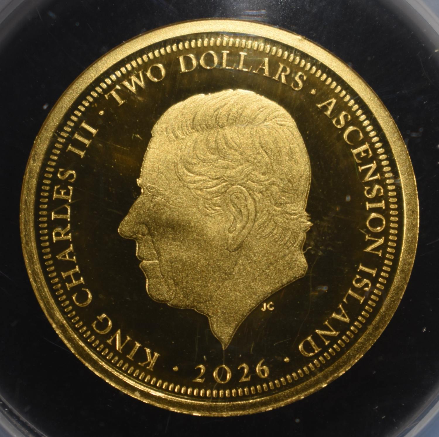 2026 ASCENSION $2 GOLD HORSE NGC PF-70 ULTRA CAMEO