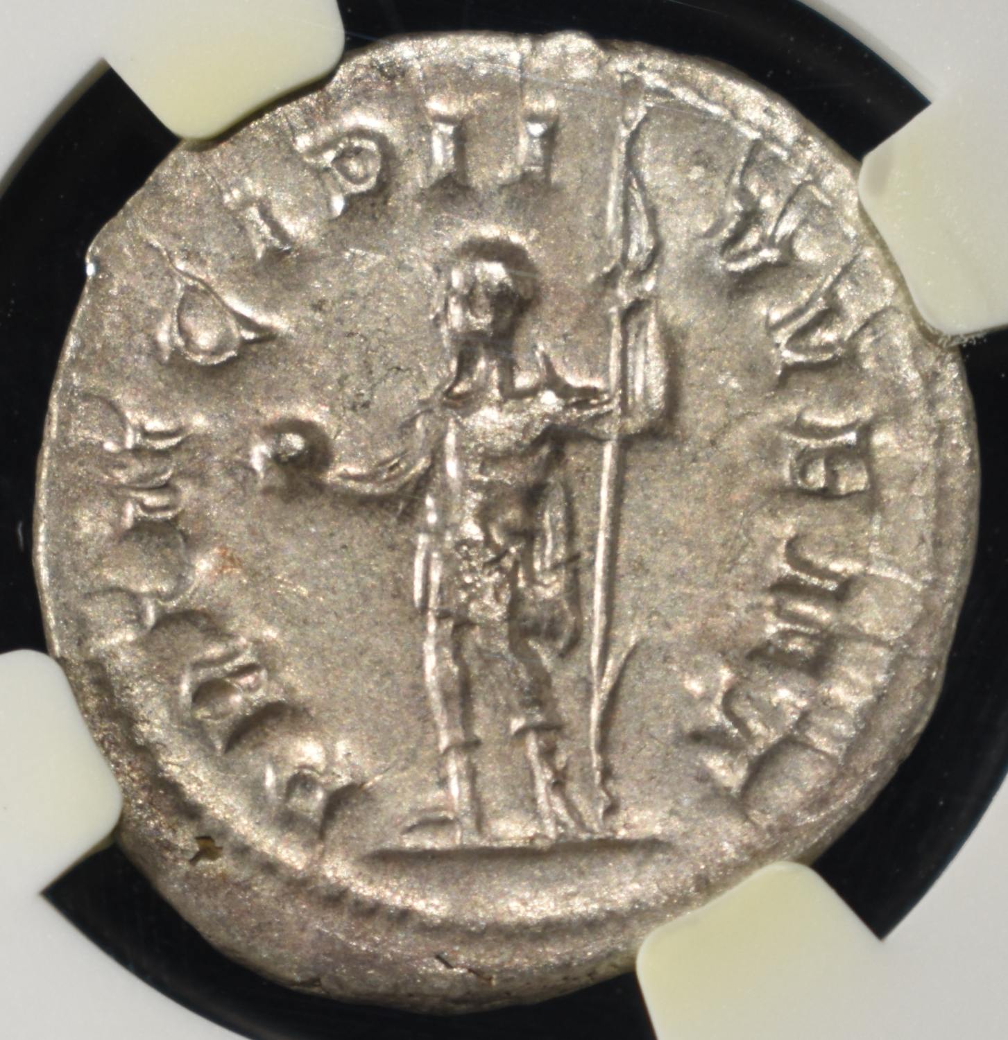 AD 247-249 PHILIP II AR DOUBLE-DENARIUS NGC XF
