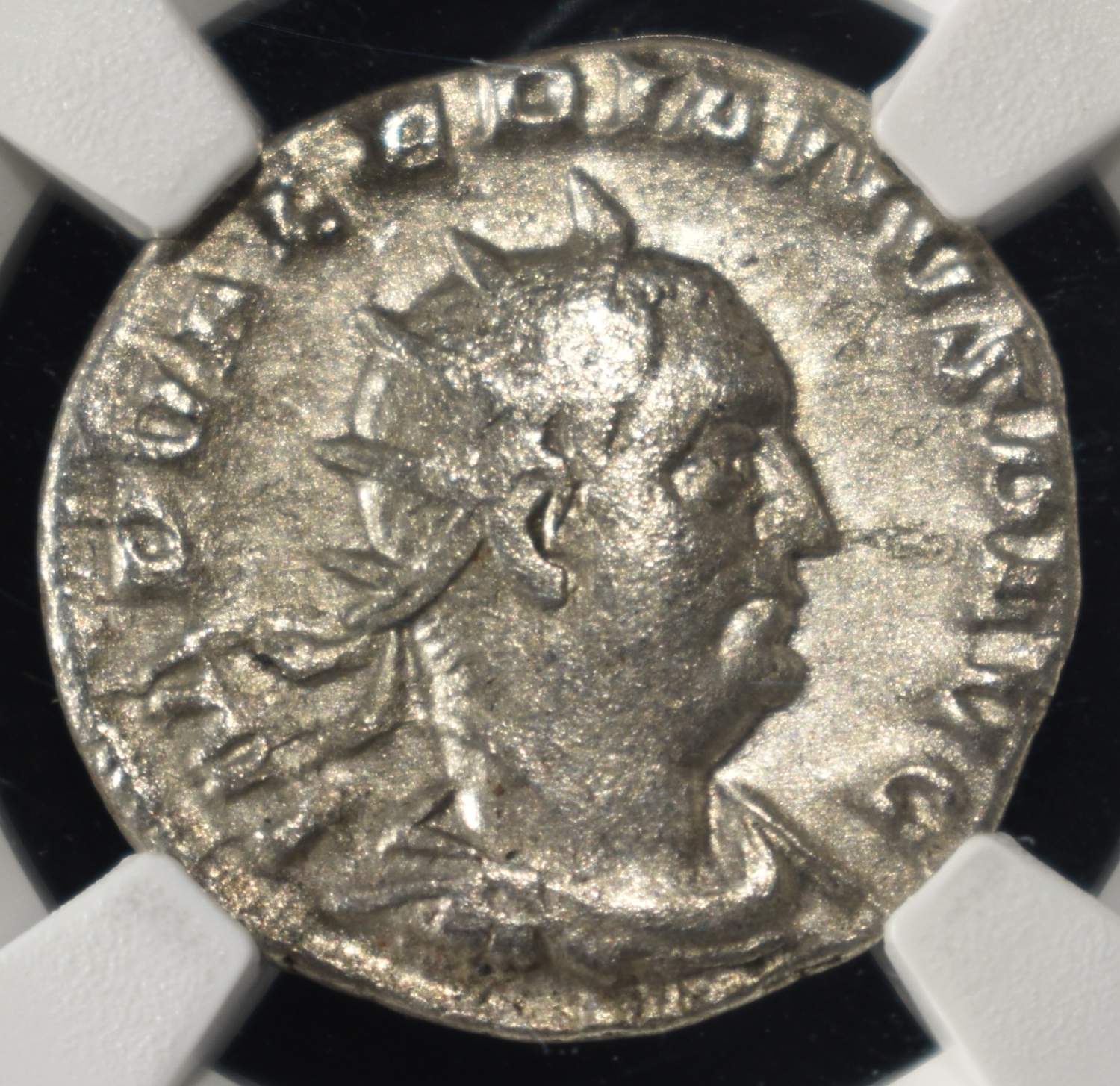 VALERIAN I, AD 253-260 BI DOUBLE-DENARIUS NGC VF