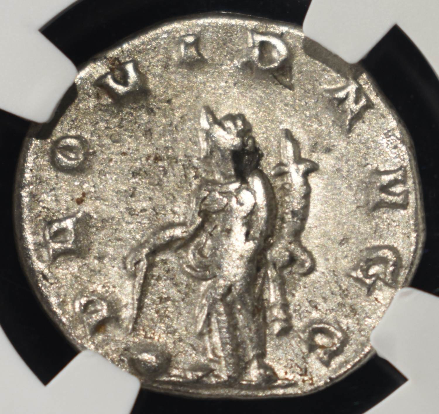 VALERIAN I, AD 253-260 BI DOUBLE-DENARIUS NGC VF