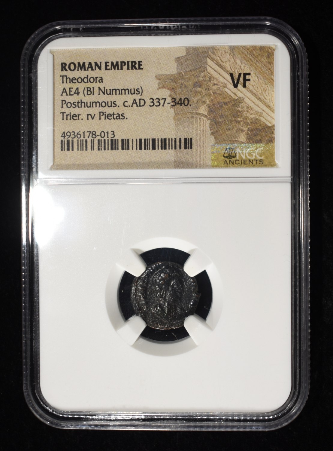 THEODORA, c.AD 337-340 NGC VF