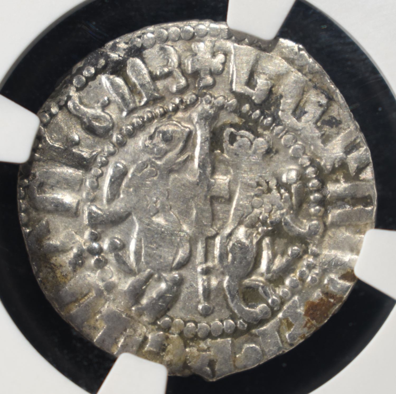 ARMENIA, LEVON I, AD 1198-1219, AR TRAM NGC VF