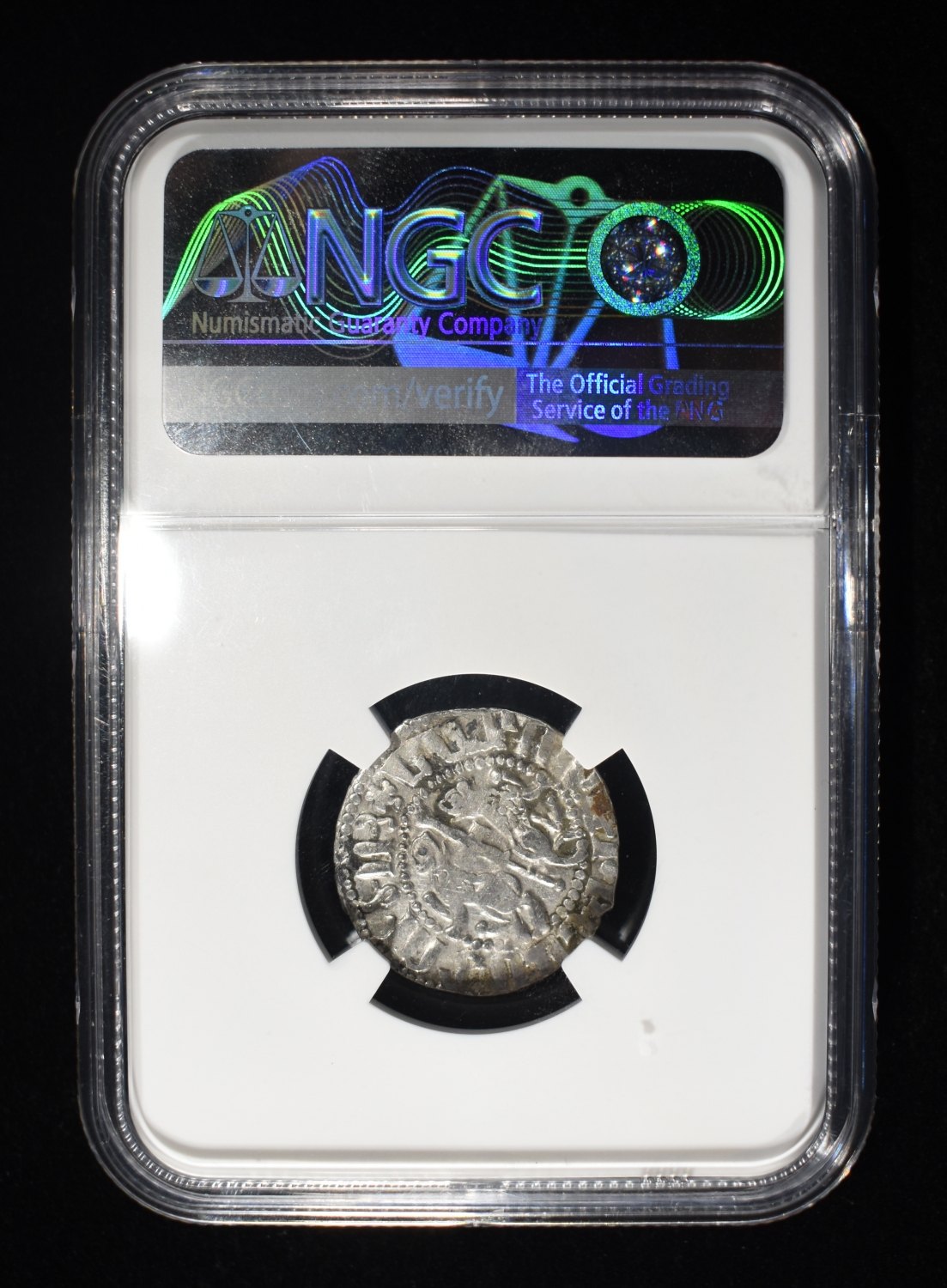 ARMENIA, LEVON I, AD 1198-1219, AR TRAM NGC VF