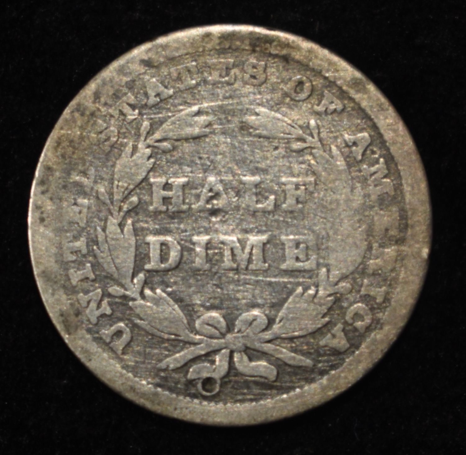 1840 LIBERTY SEATED HALF DIME VG