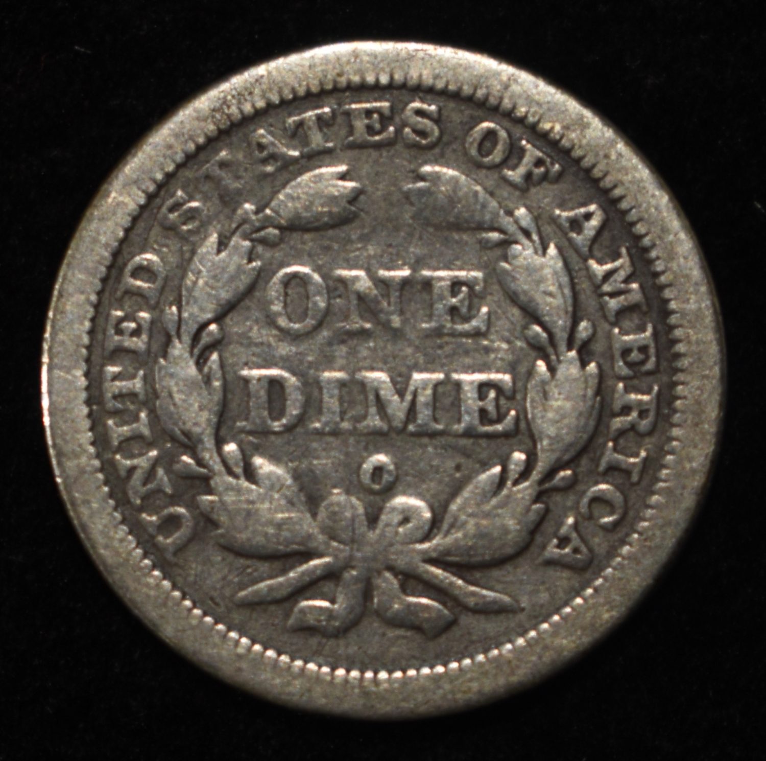 1842-O LIBERTY SEATED DIME VG