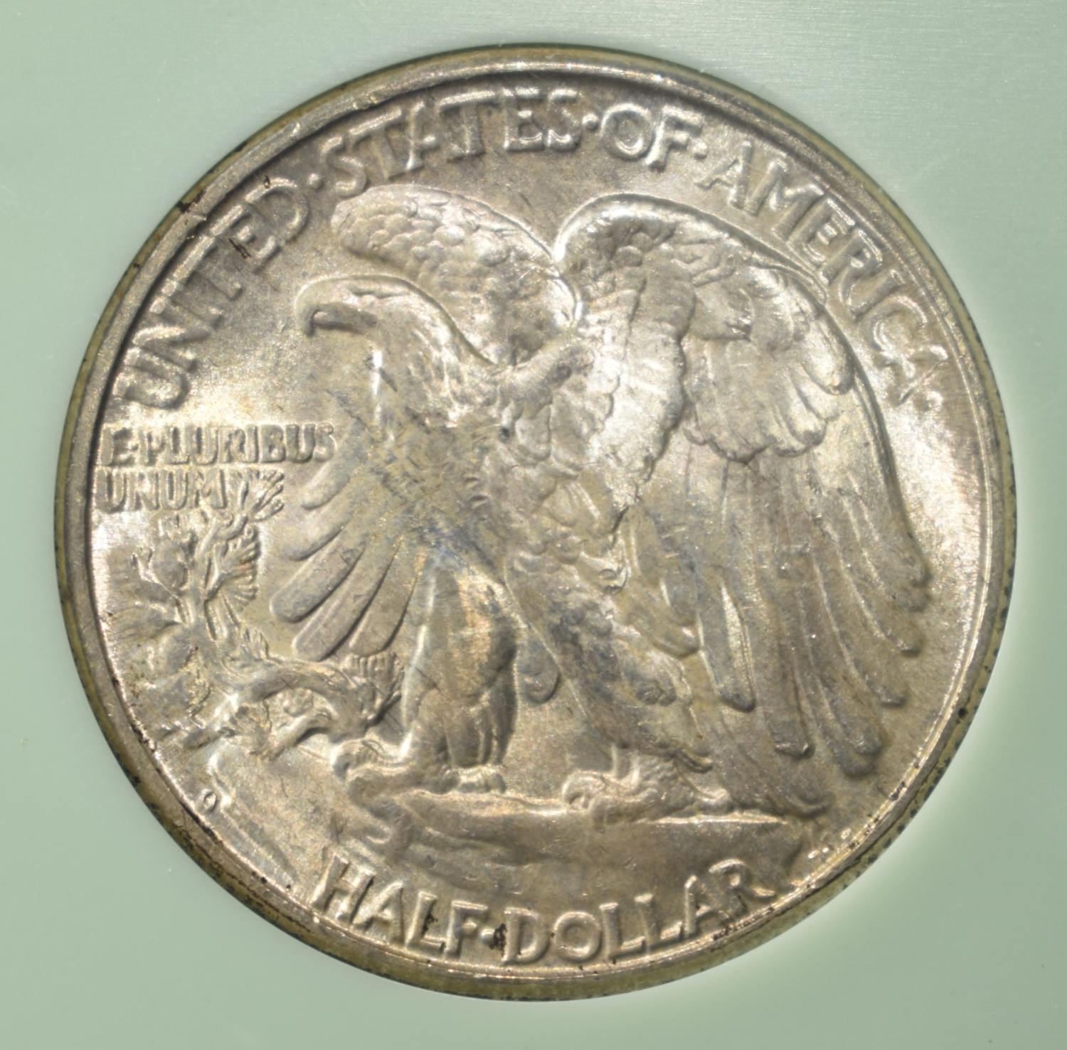 1946-D WALKING LIBERTY 50C NTC GEM BU