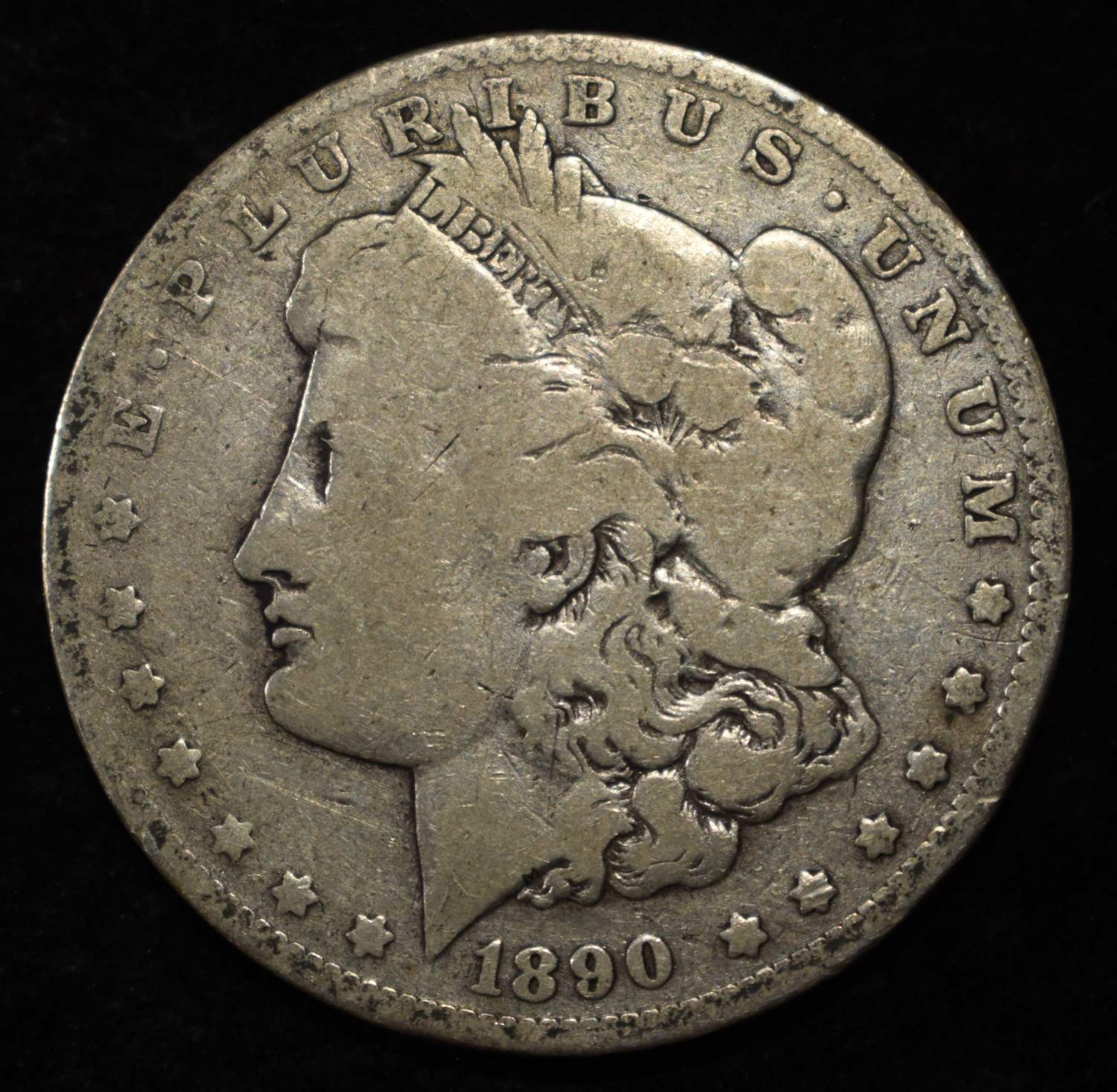 1890-O MORGAN DOLLAR