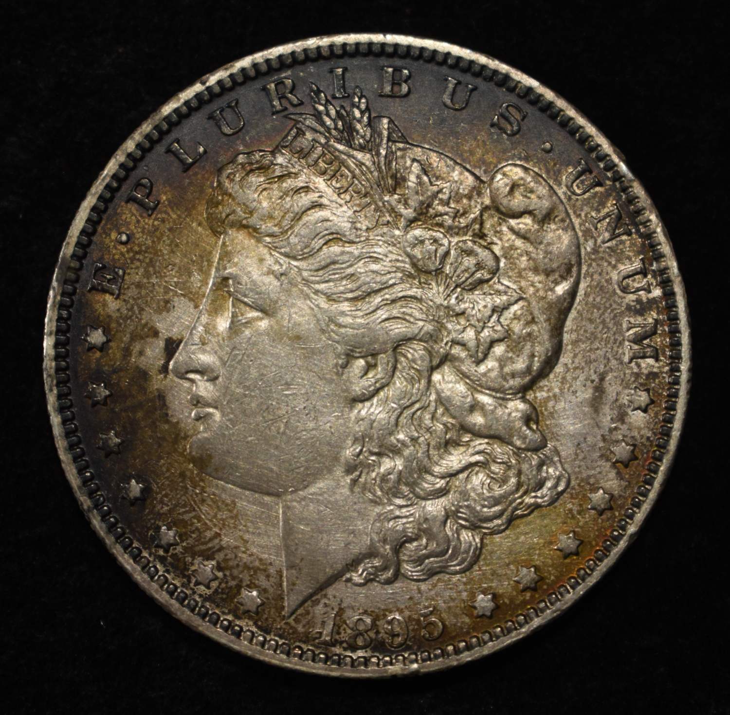 1895-O MORGAN DOLLAR CH AU