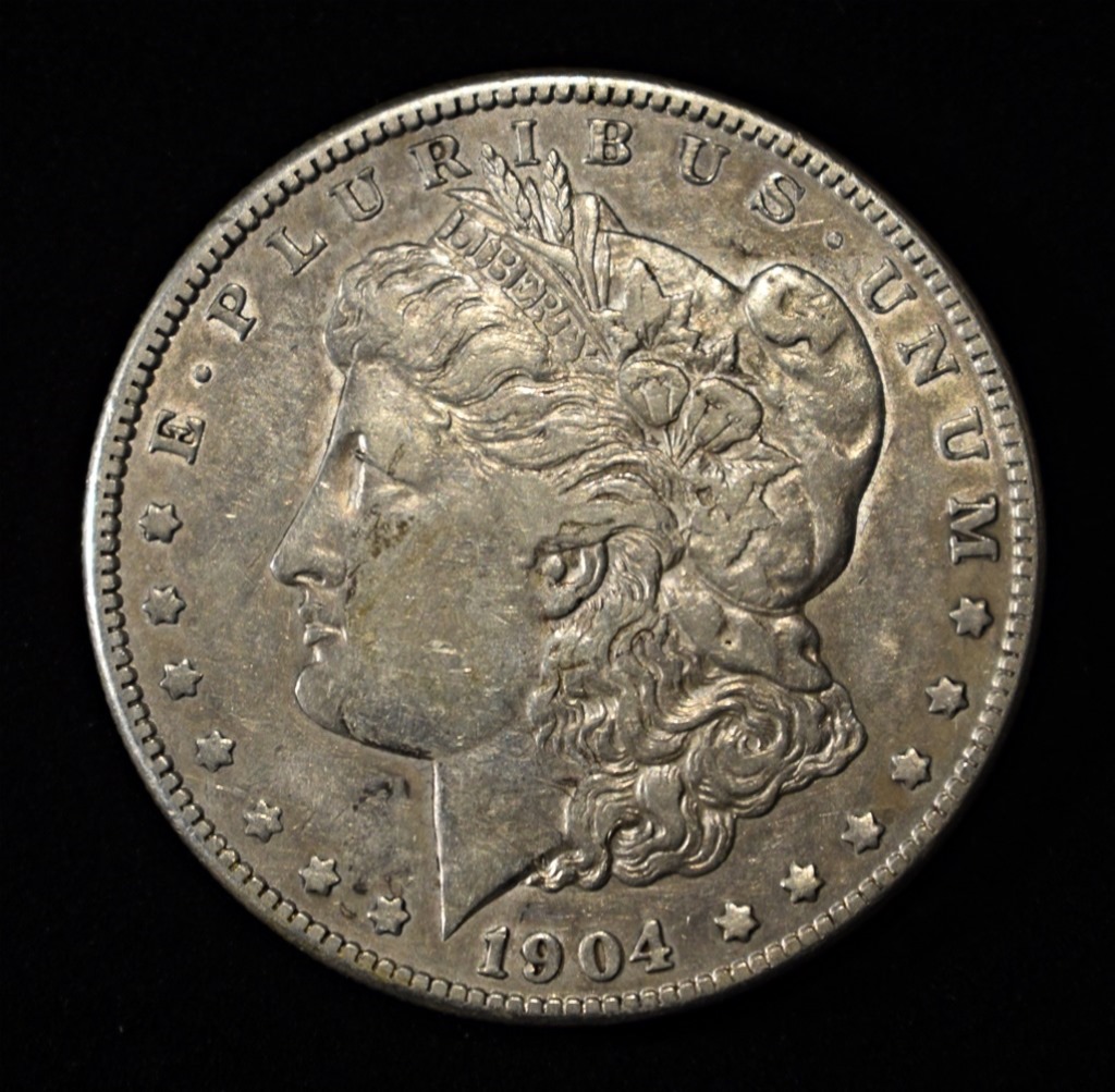 1904-S MORGAN DOLLAR XF