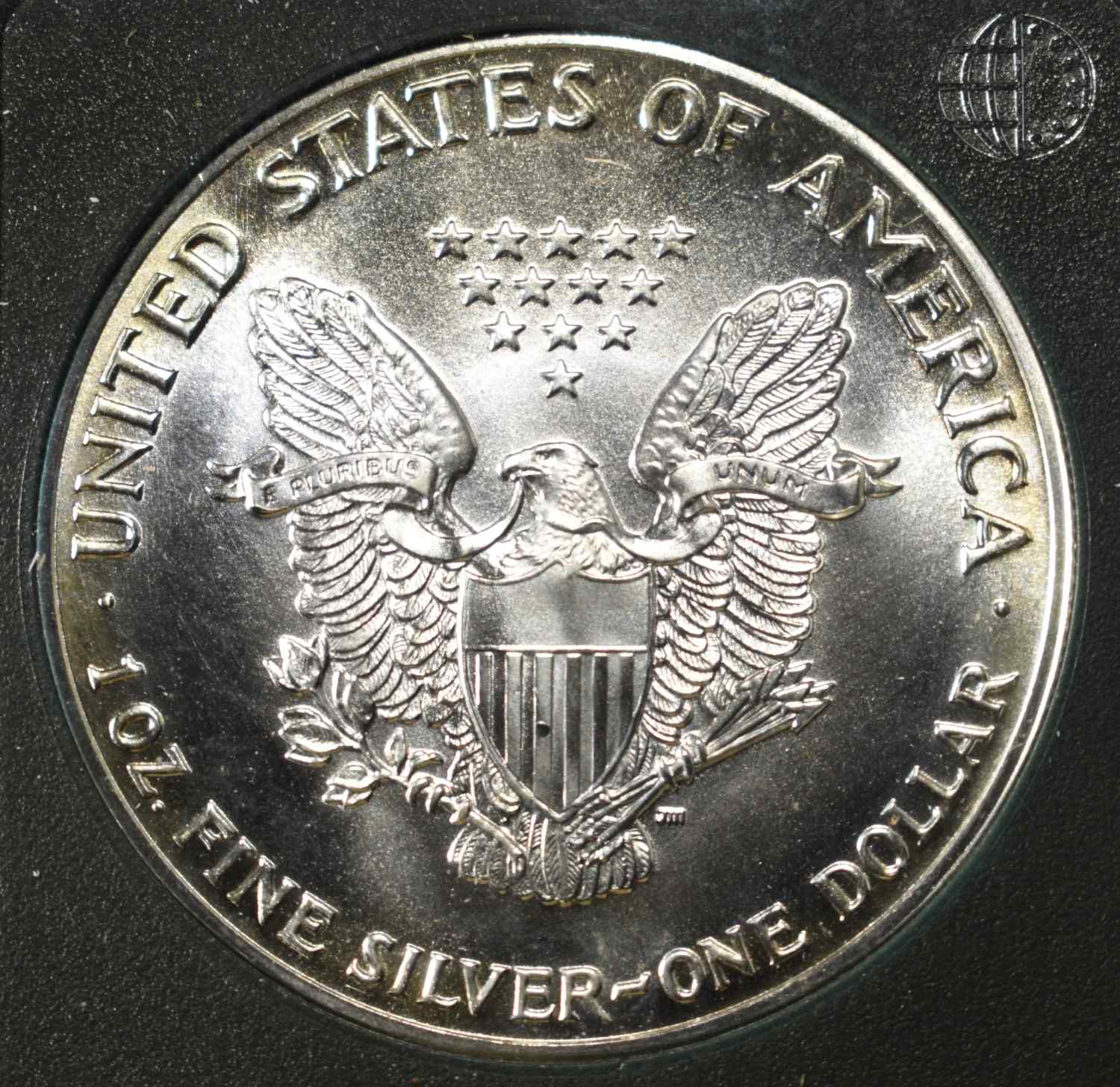 1987 AMERICAN SILVER EAGLE NEC PERFECT GEM BU