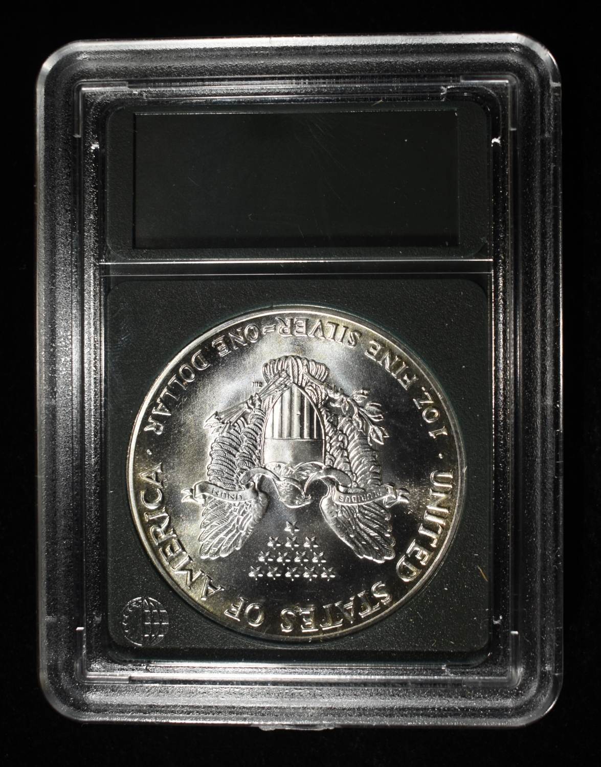 1987 AMERICAN SILVER EAGLE NEC PERFECT GEM BU