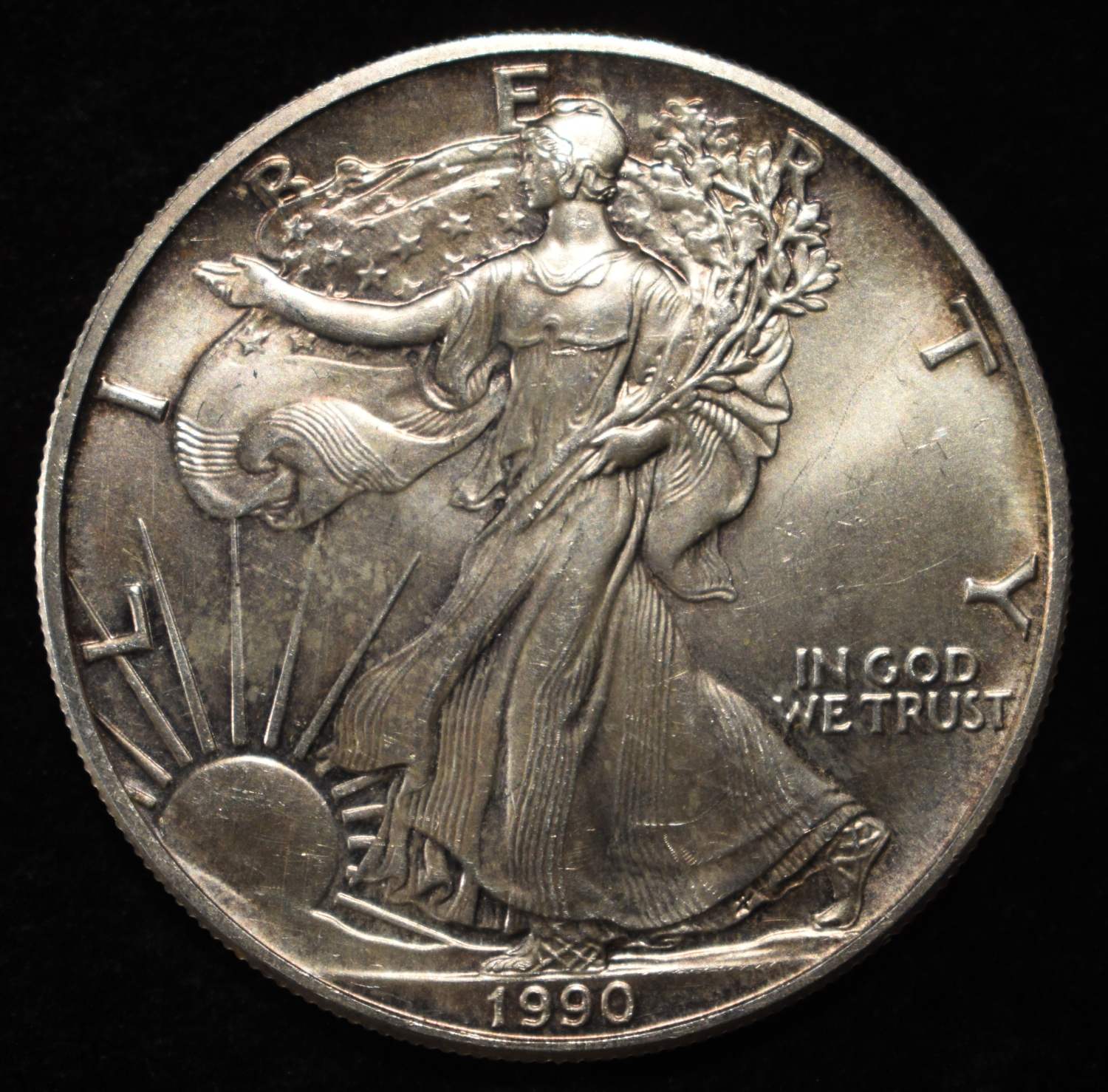 1990 AMERICAN SILVER EAGLE