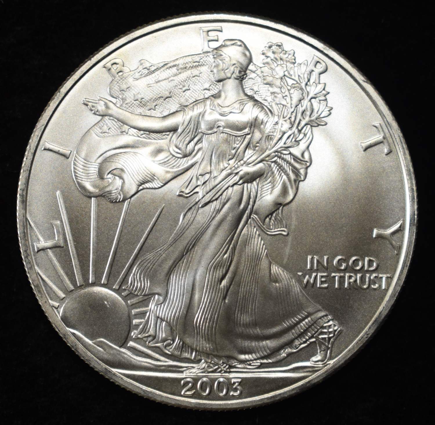 2003 AMERICAN SILVER EAGLE