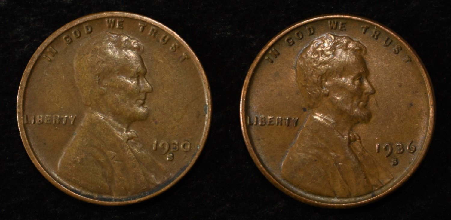 200 "S" MINT WHEAT CENTS