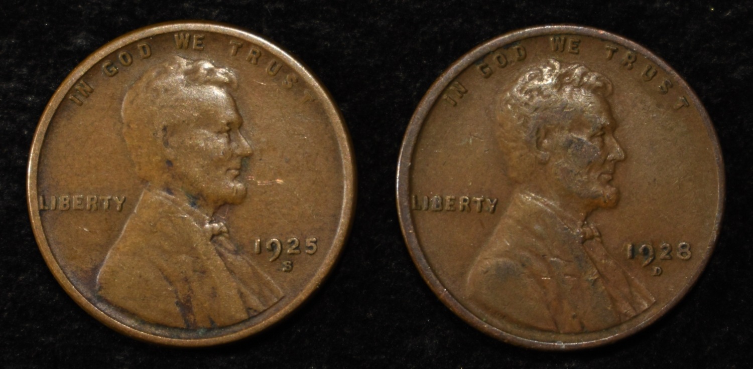 (74) WHEAT CENTS FROM THE 20'S