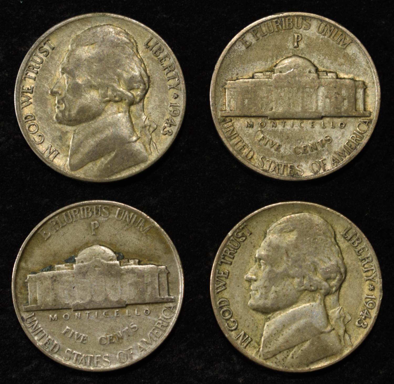 (50) WAR NICKELS