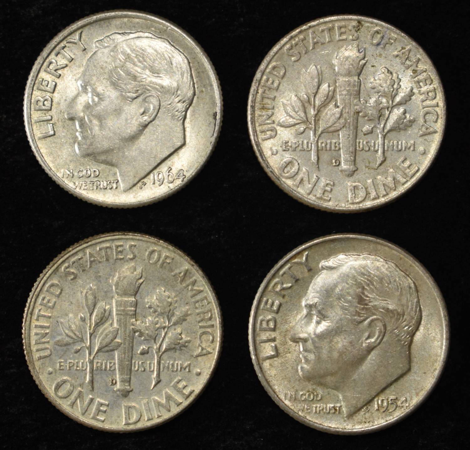 (50) ROOSEVELT DIMES 90% SILVER