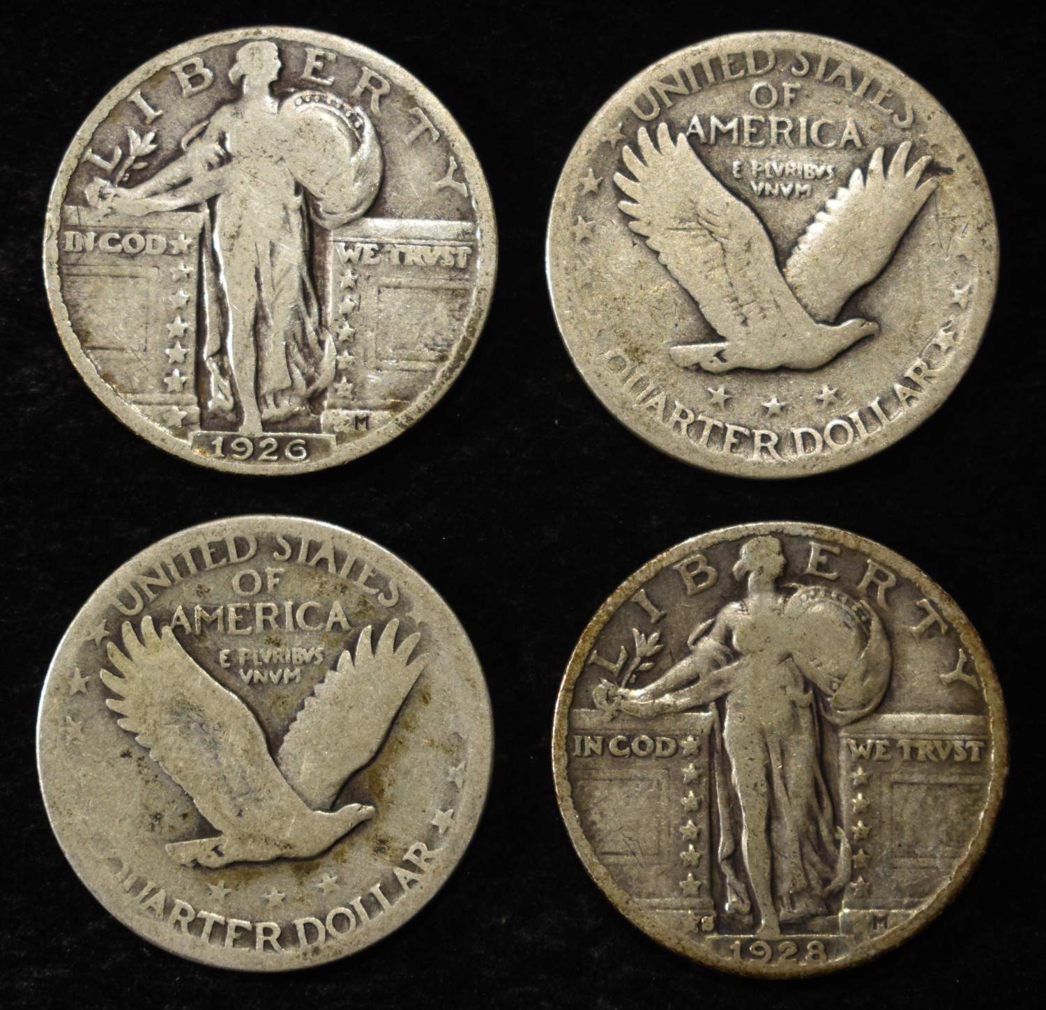 (20) STANDING LIBERTY QUARTERS