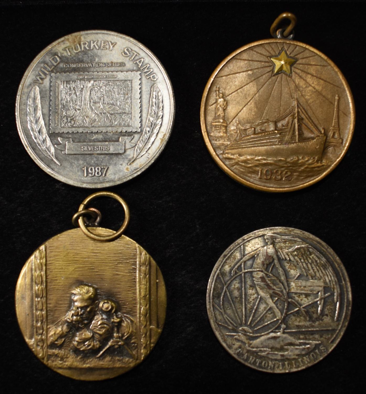 (50) MISC. TOKENS AND MEDALS