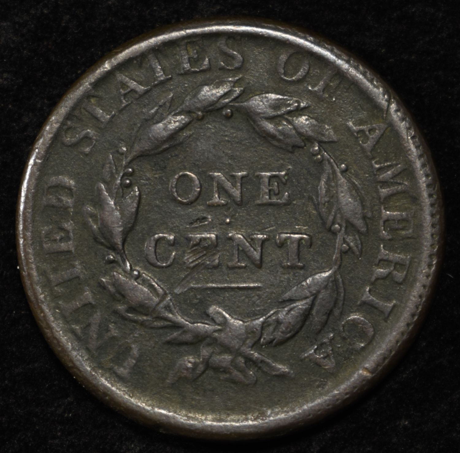 1813 CLASSIC HEAD LARGE CENT F/VF