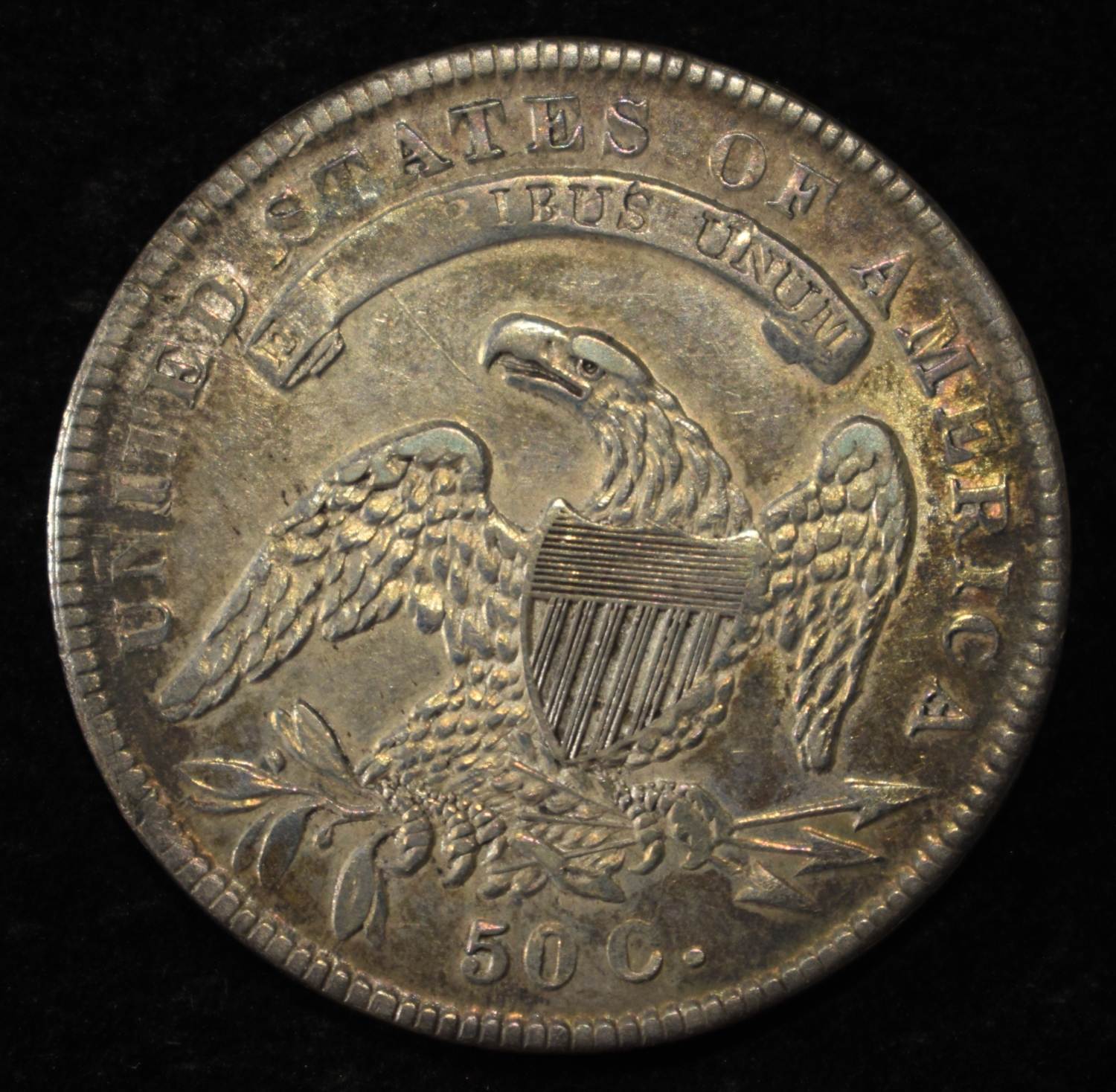 1834 CAPPED BUST HALF DOLLAR PRETTY ORIG UNC