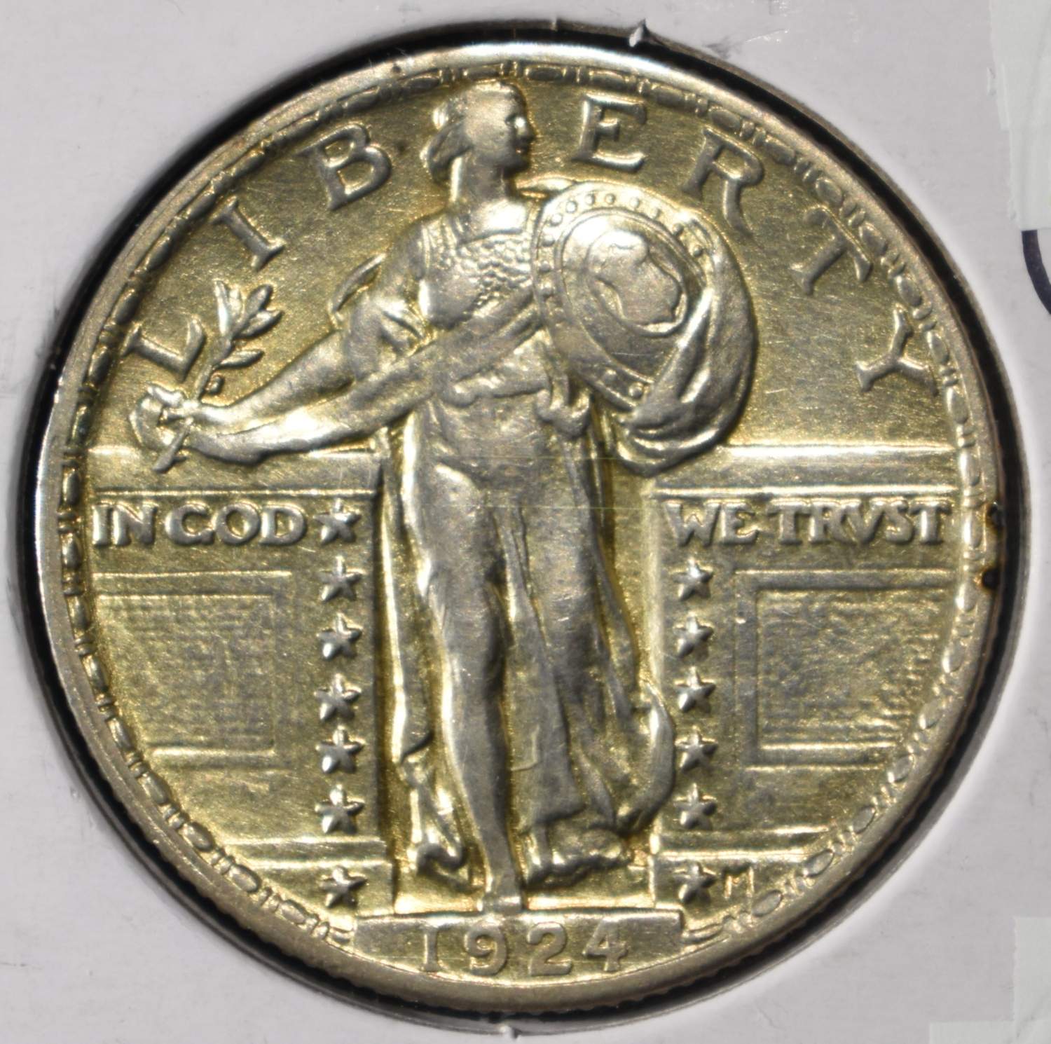 1924 STANDING LIBERTY QUARTER BU
