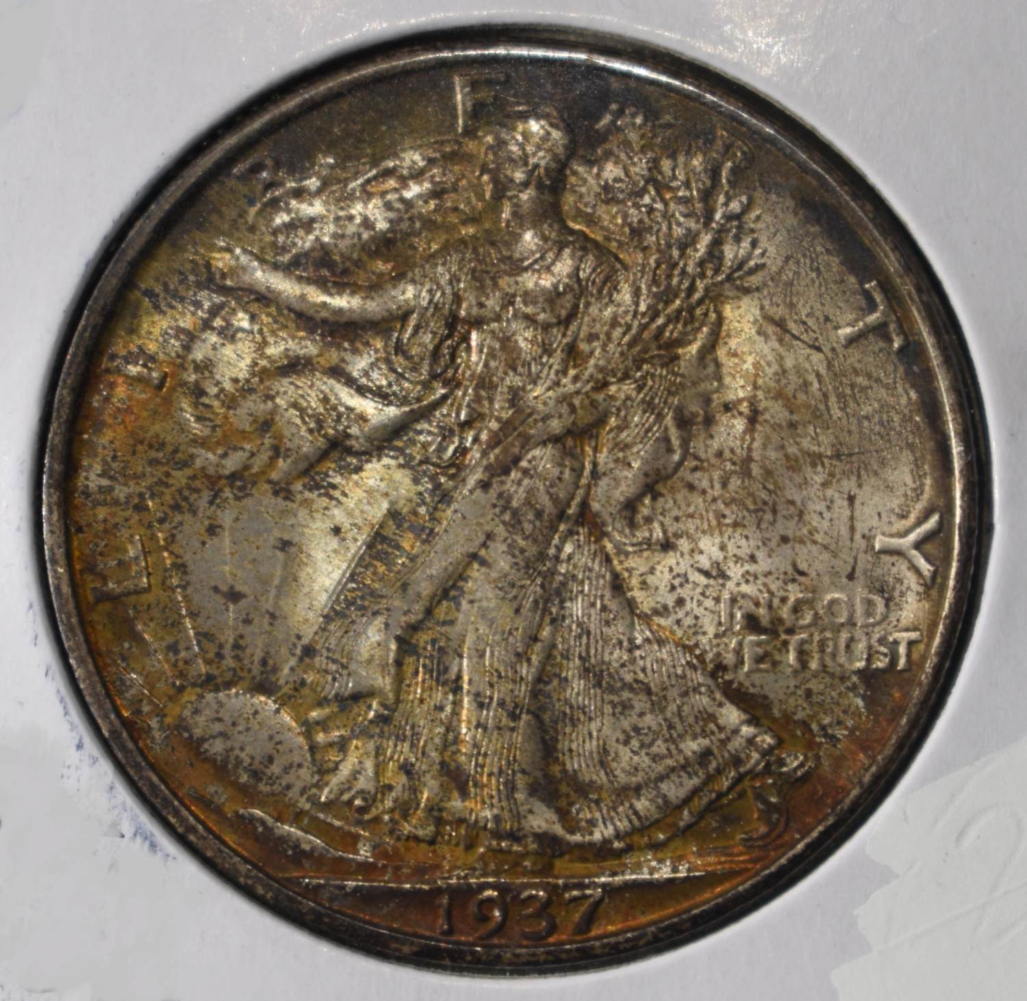 1937-S WALKING LIBERTY HALF DOLLAR GEM ORIG UNC