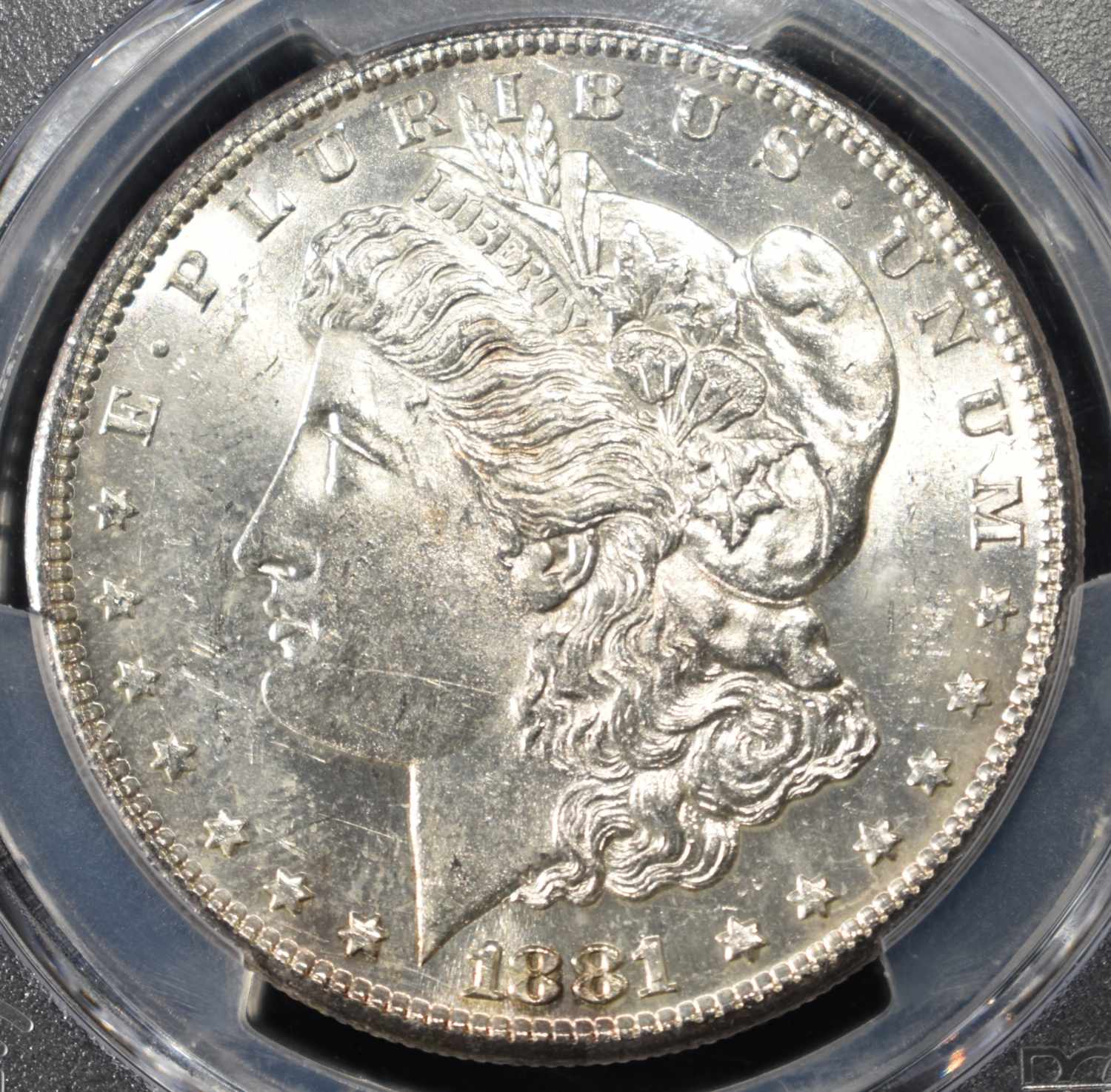 1881-S MORGAN DOLLAR PCGS MS-62