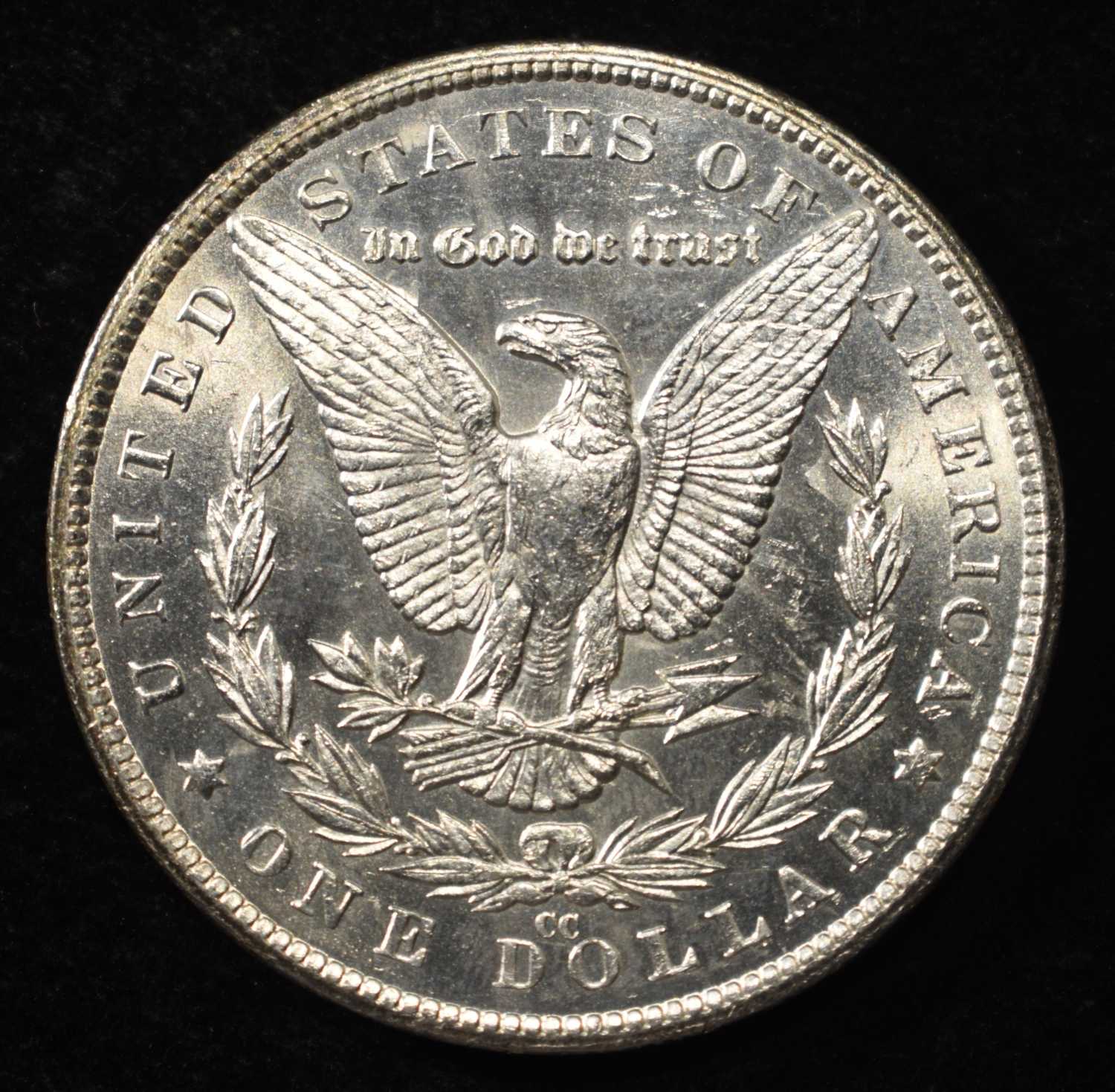 1882-CC MORGAN DOLLAR GEM BU PL