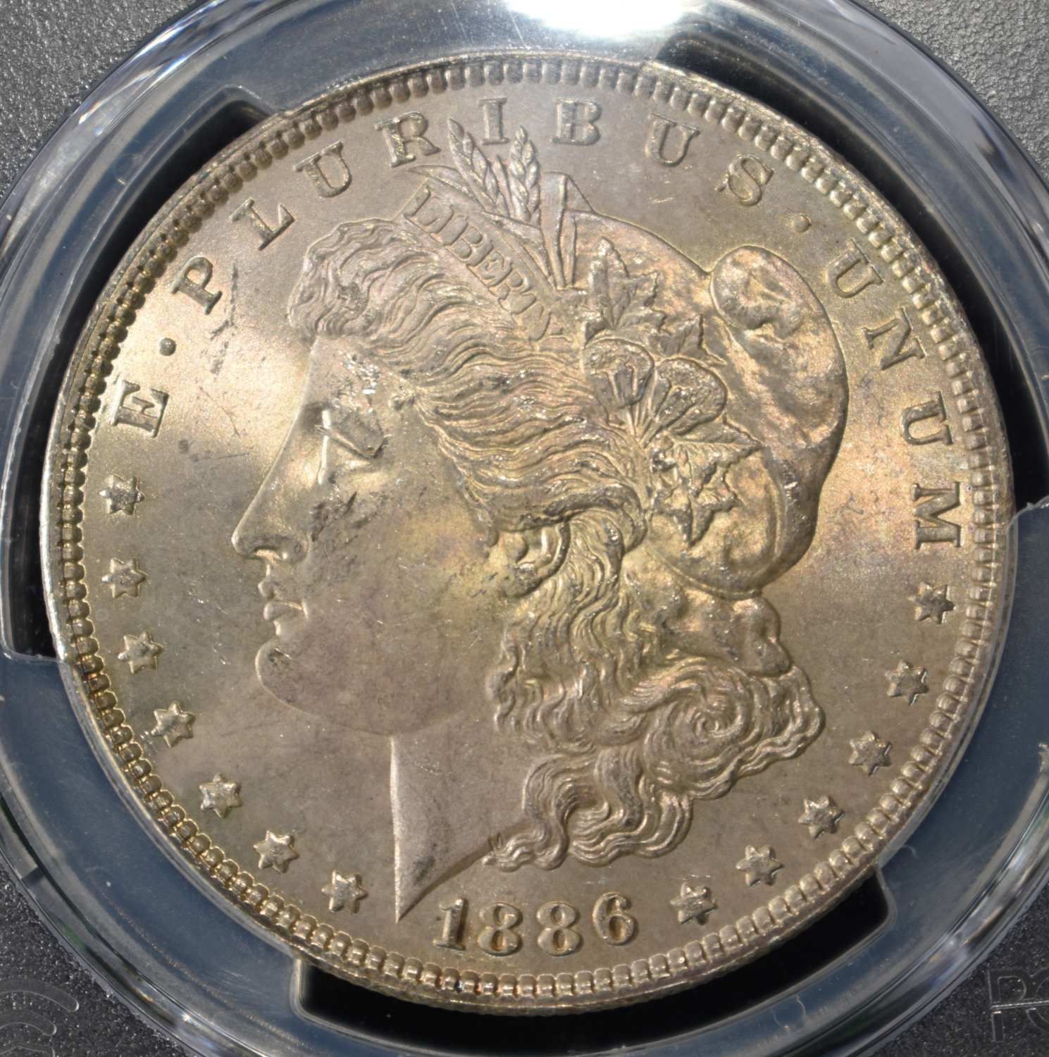 1886 MORGAN DOLLAR PCGS MS-63
