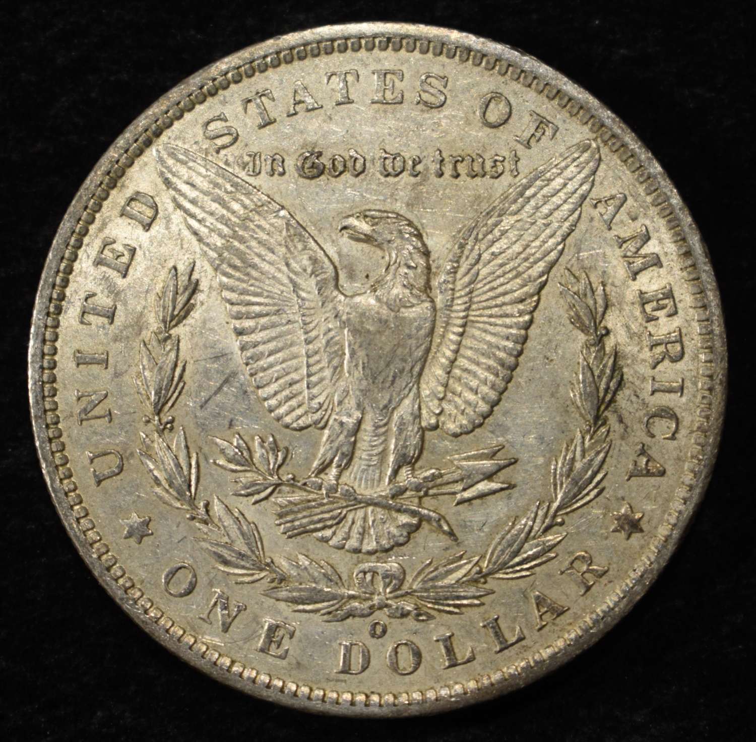 1886-O MORGAN DOLLAR AU