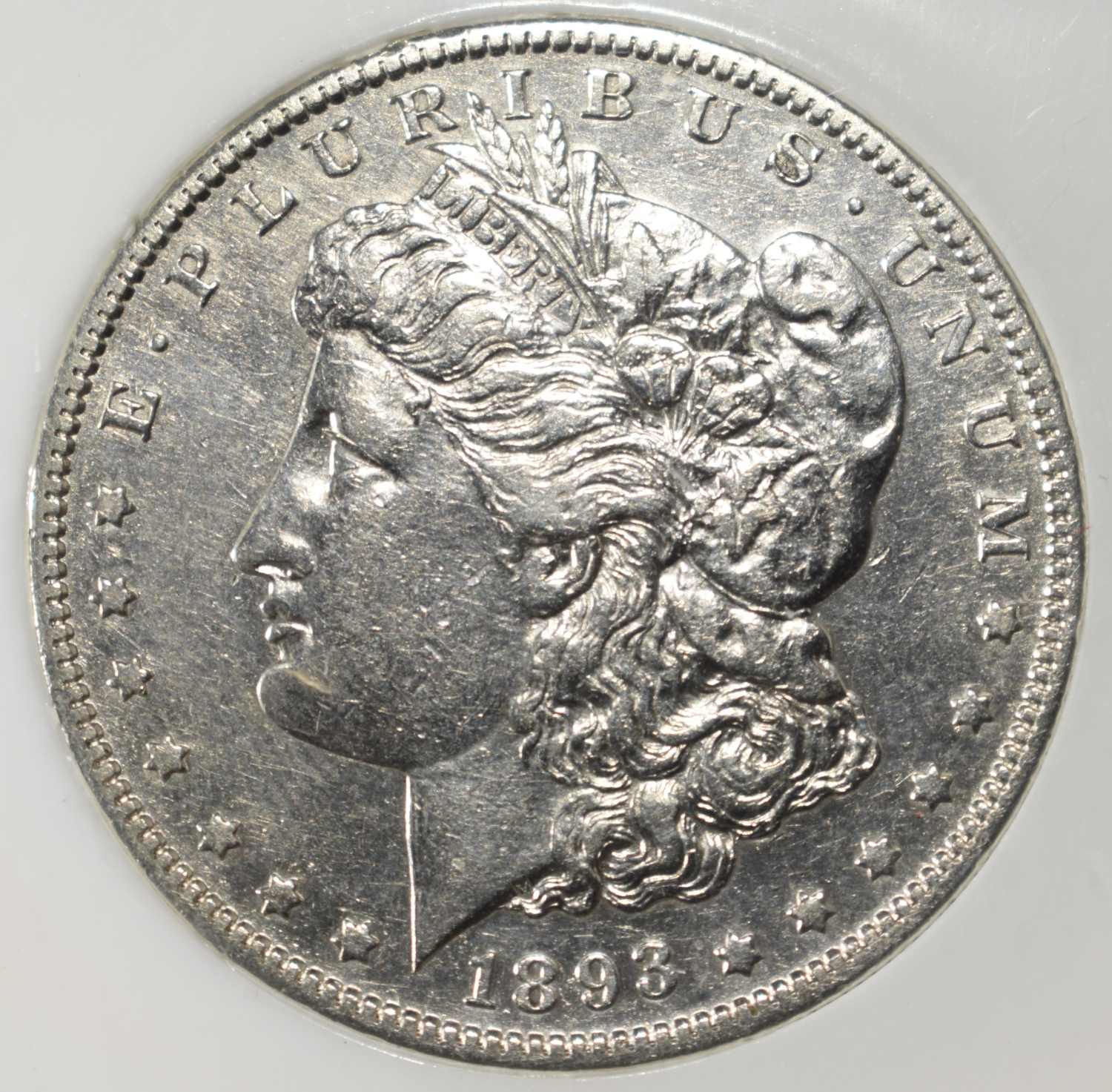 1893-S MORGAN DOLLAR PCI AU