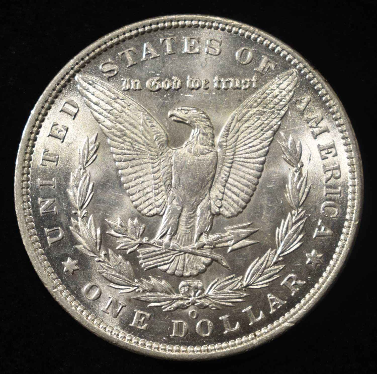 1896-O MORGAN DOLLAR SHARP BU LIGHT OLD CLEANING