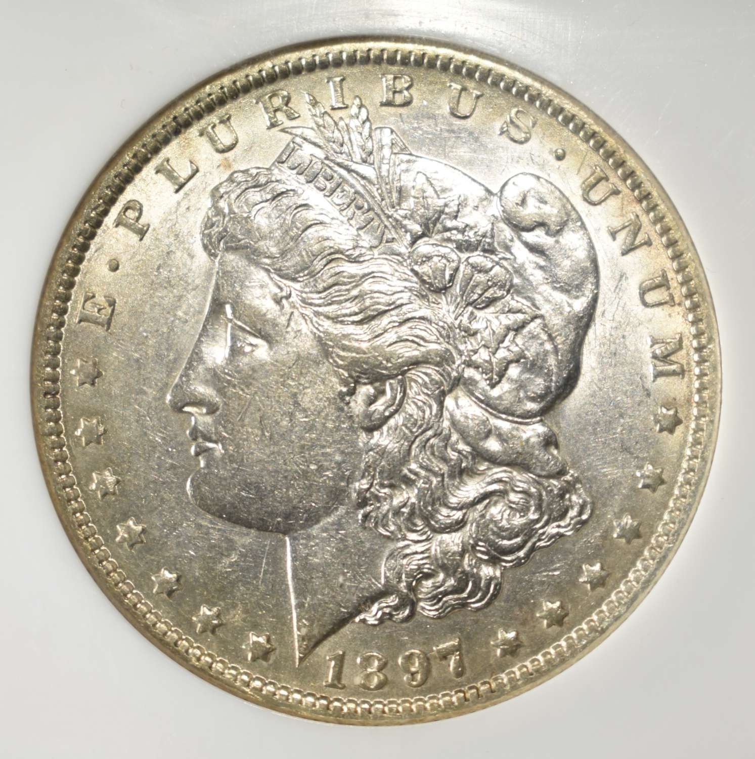 1897-O MORGAN DOLLAR PCI CH BU