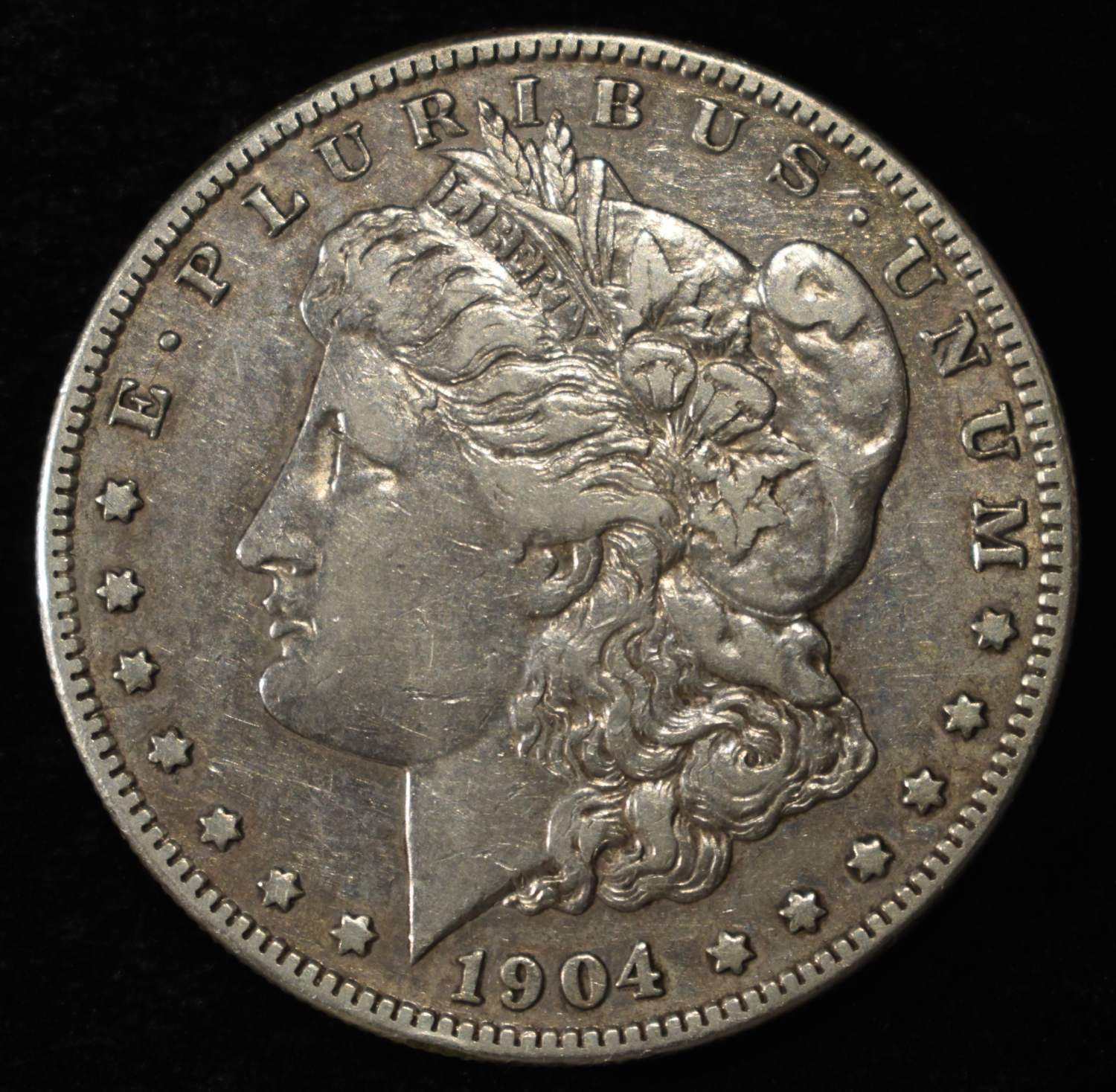 1904-S MORGAN DOLLAR XF