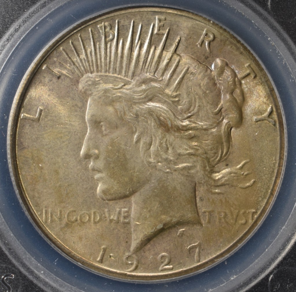 1927 PEACE DOLLAR SEGS CH/GEM BU