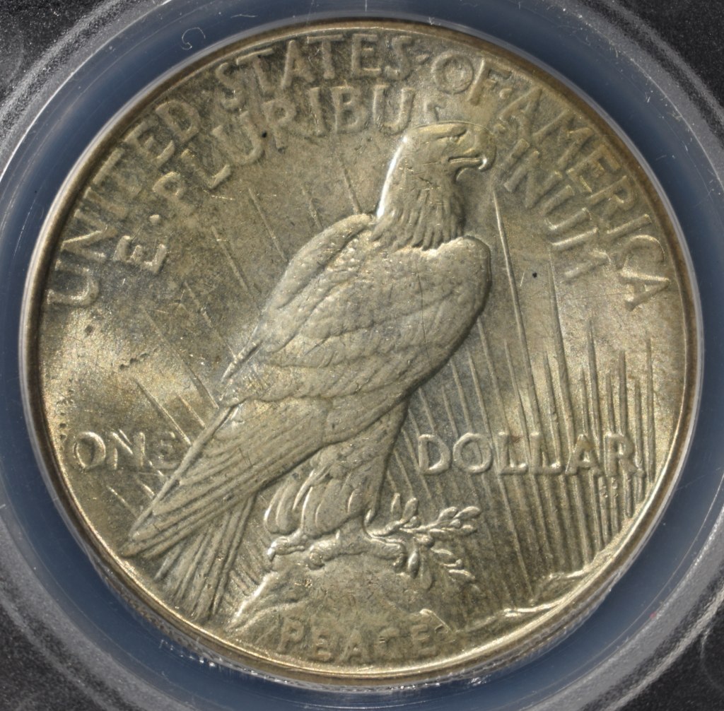 1927 PEACE DOLLAR SEGS CH/GEM BU