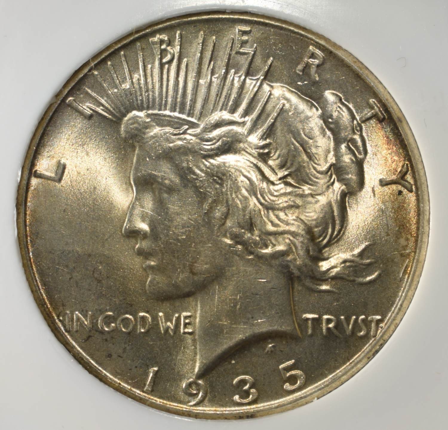 1935 PEACE DOLLAR PCI SUPERB GEM BU