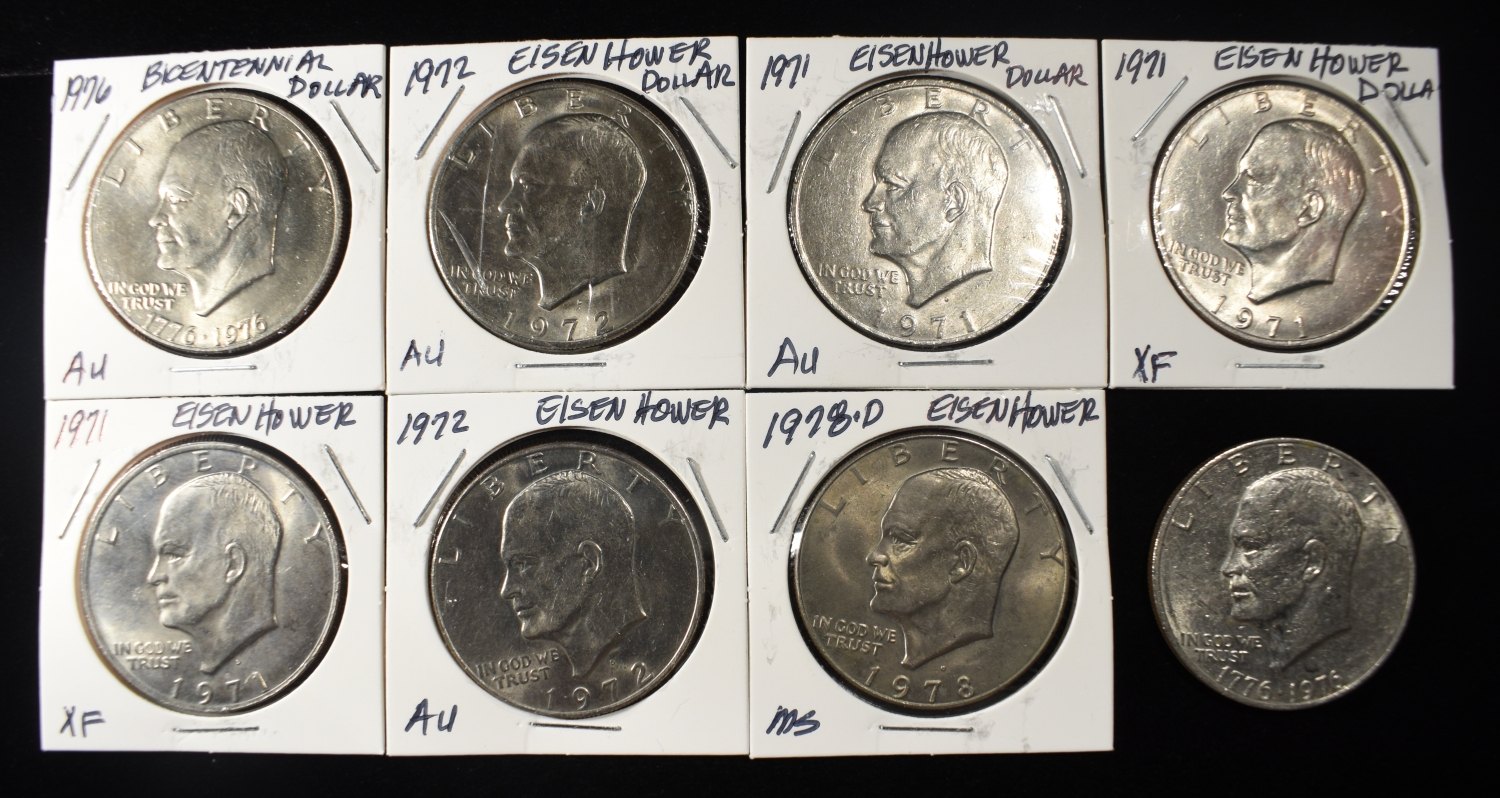 (8) EISENHOWER DOLLARS