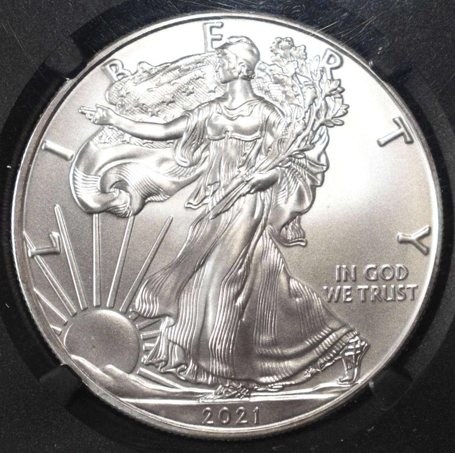 2021 AMERICAN SILVER EAGLE NGC MS70