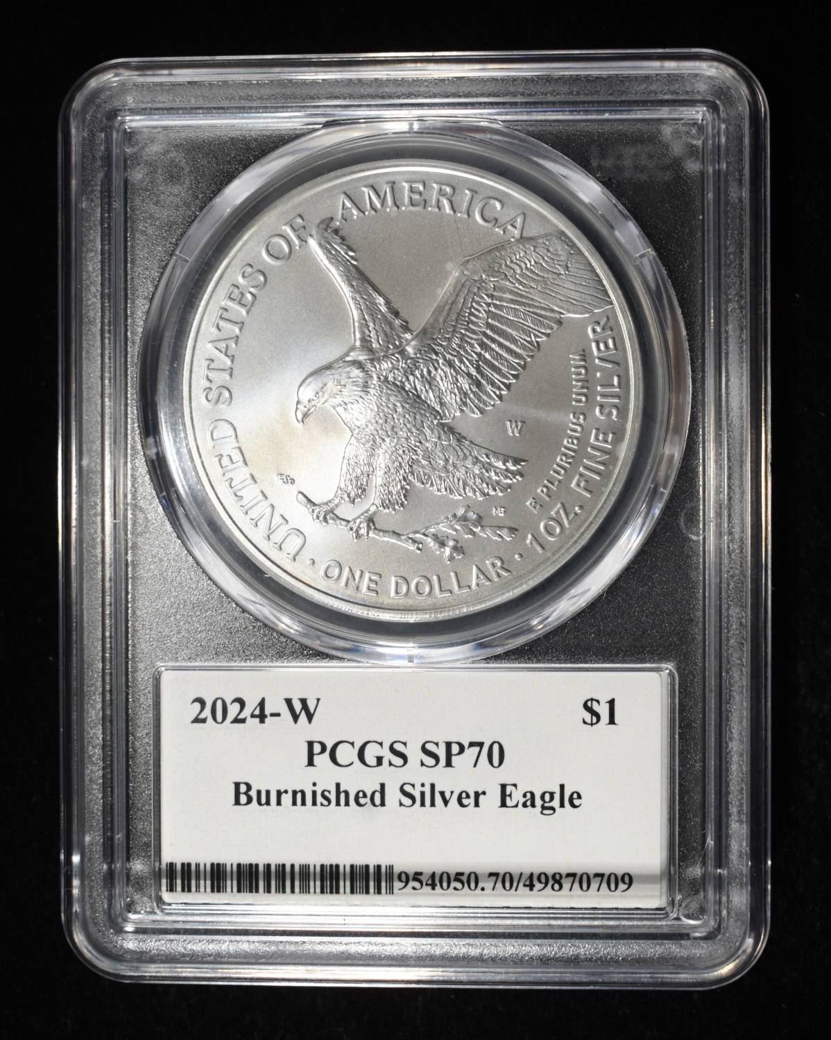 2024-W AMERICAN SILVER EAGLE PCGS SP70
