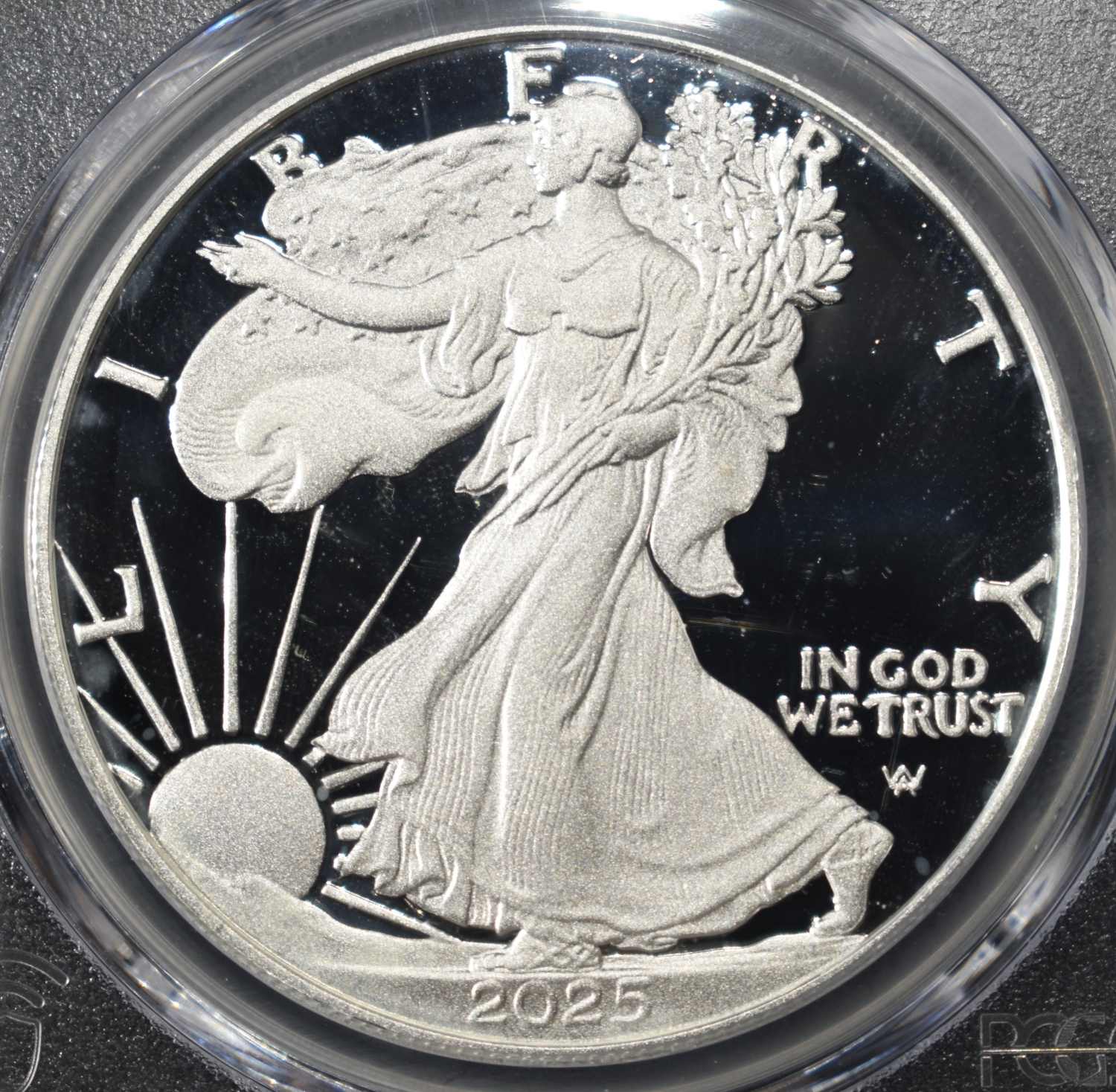 2025-W AMERICAN SILVER EAGLE PCGS PR70 DCAM