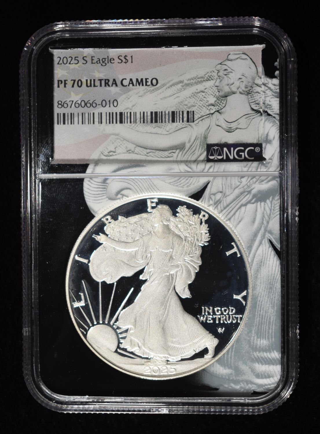 2025-S AMERICAN SILVER EAGLE NGC PF70 ULTRA CAMEO