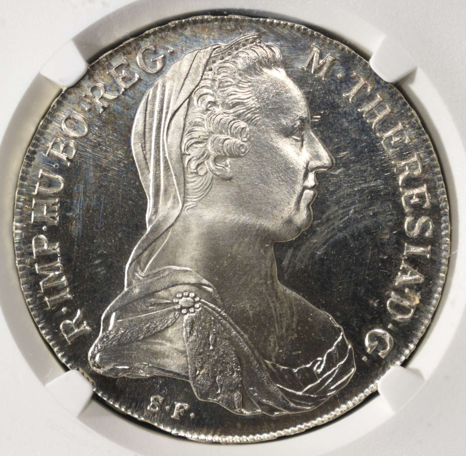 1780-DATED AUSTRIA TALER NGC MS64 PL