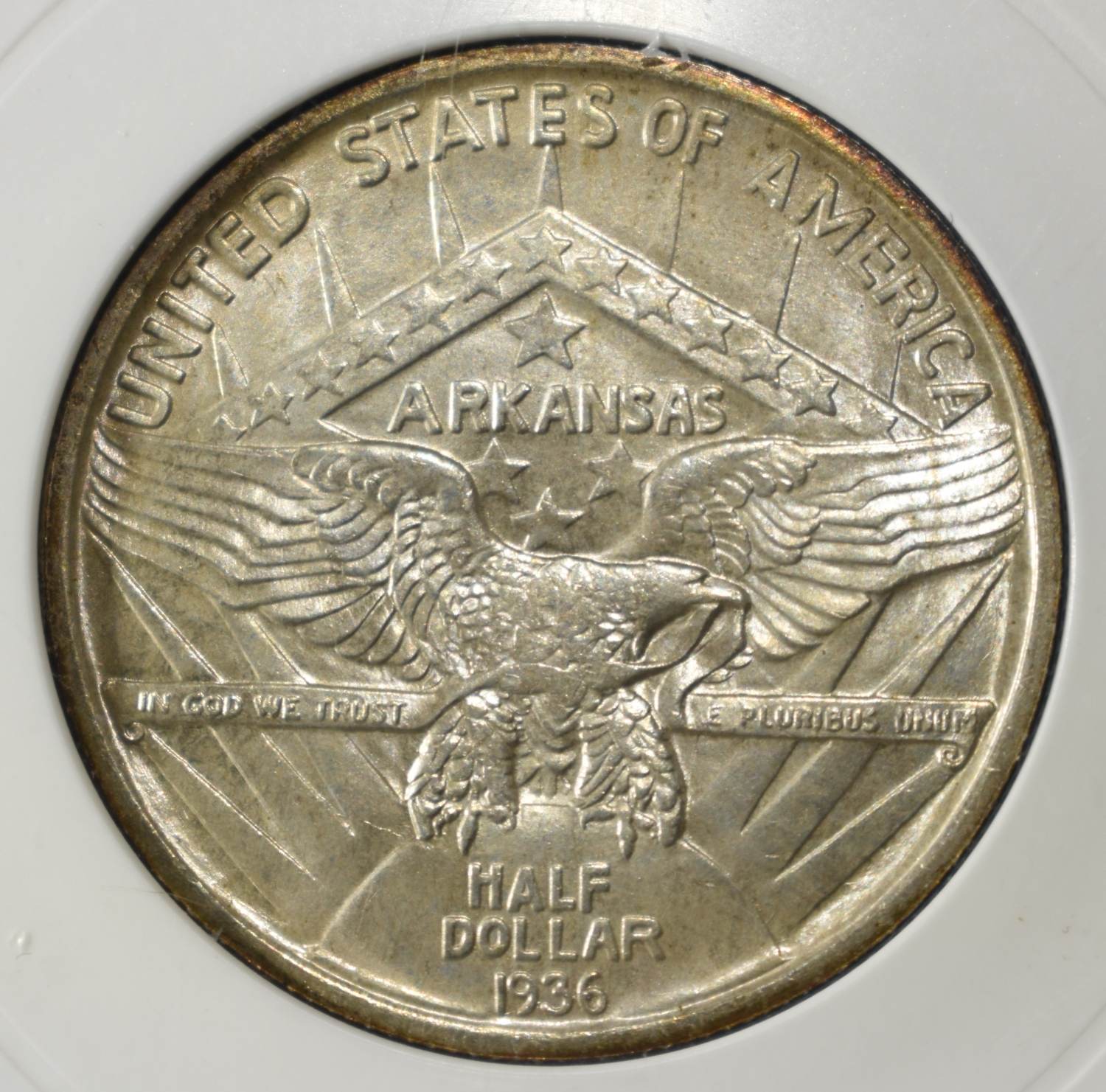 1936 ARKANSAS COMMEM HALF DOLLAR PCI SUPERB GEM BU