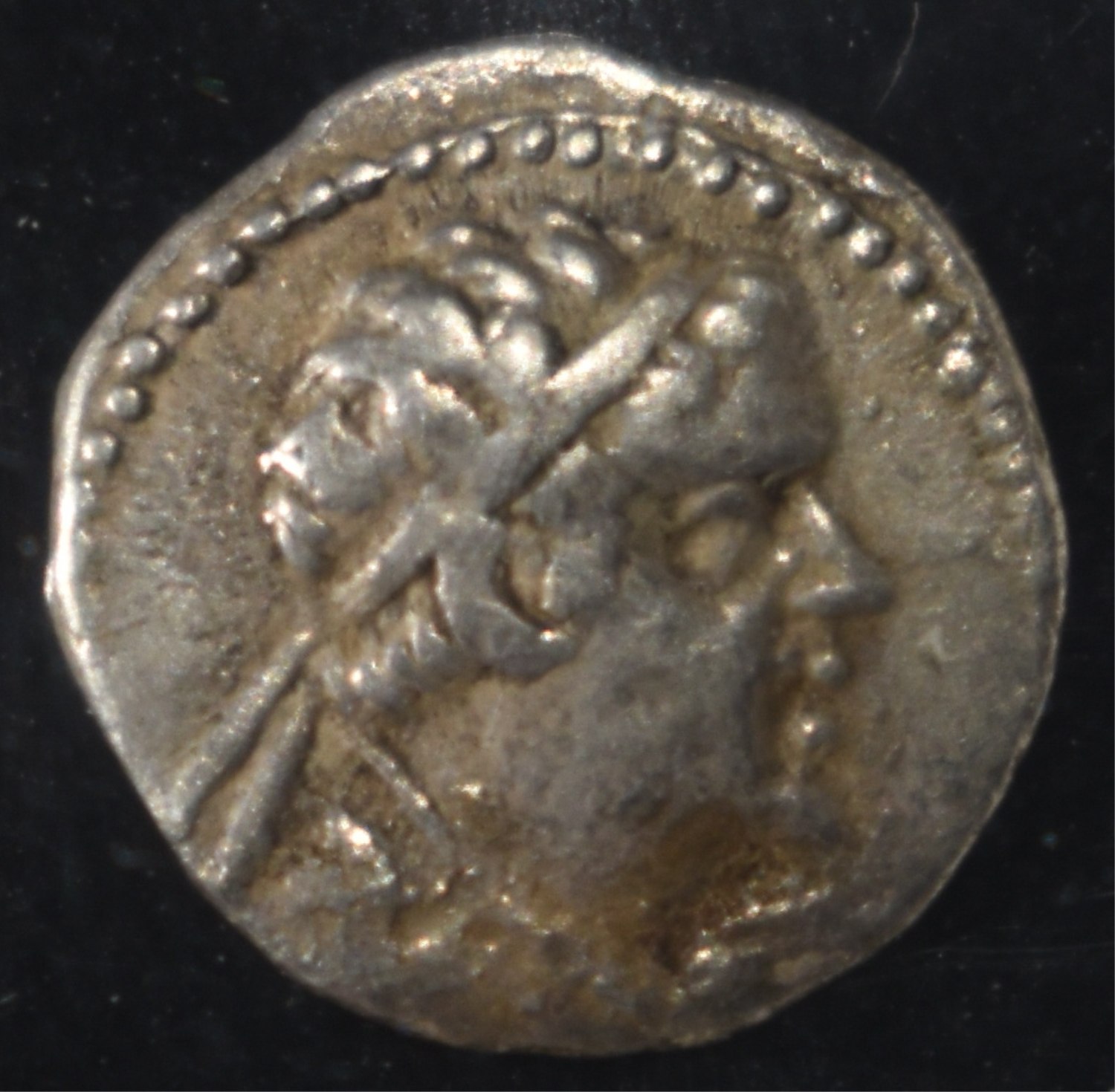 c.170-145 BC EUCRATIDES, AR OBOL NGC F